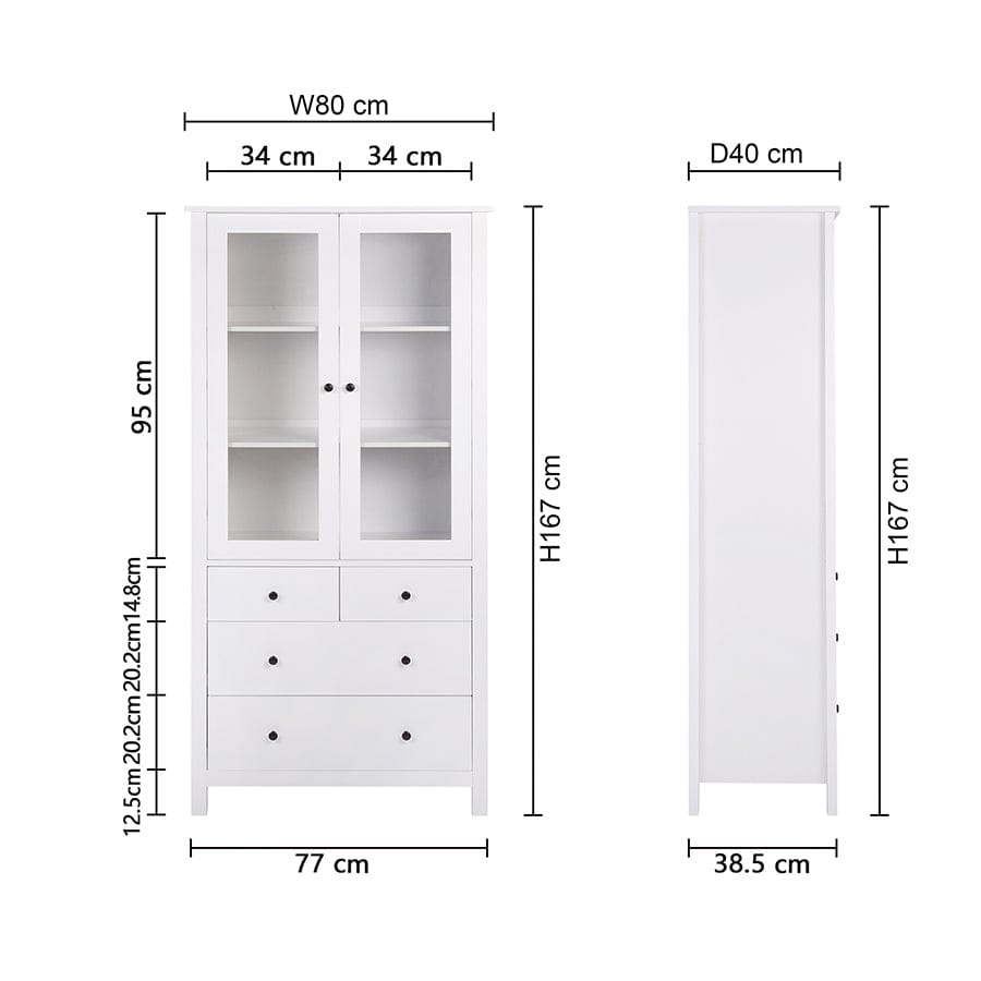 Amber Display Cabinet