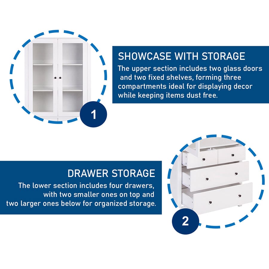 Amber Display Cabinet