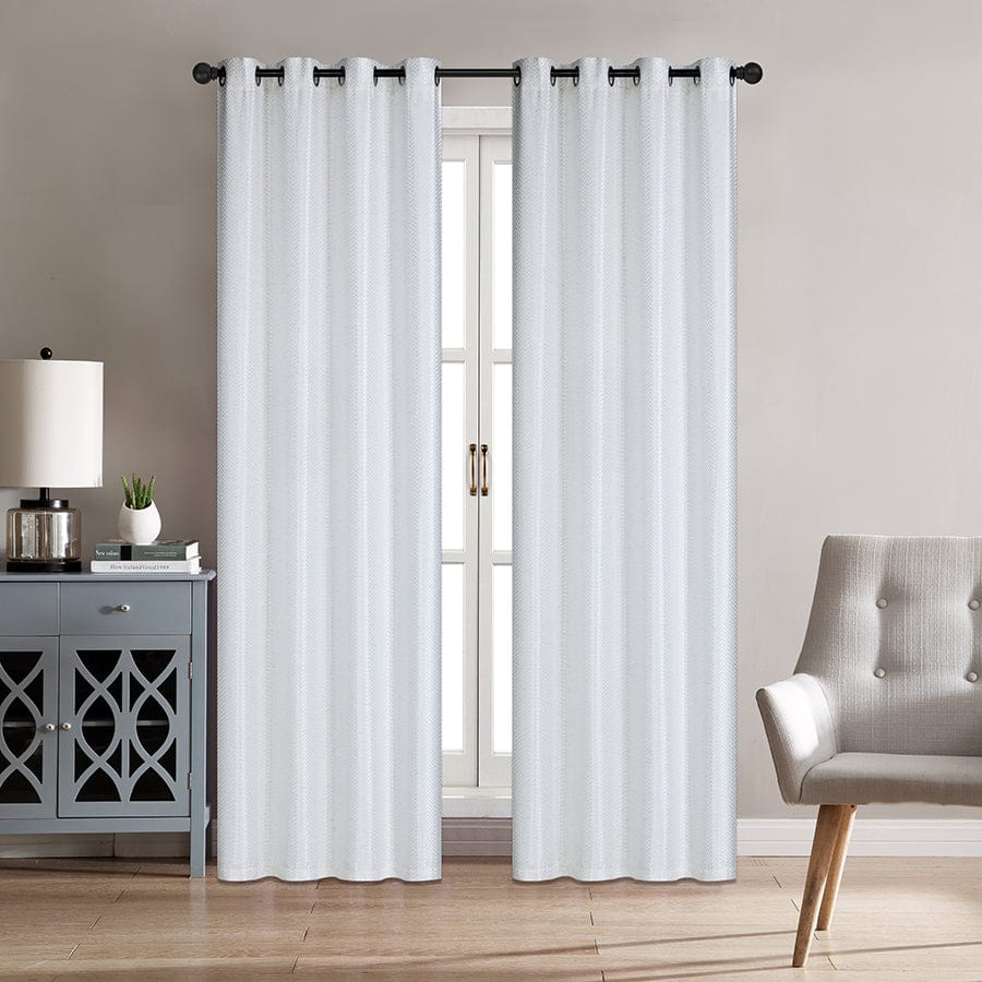 Aneta Pale Cream Crinkle Curtain