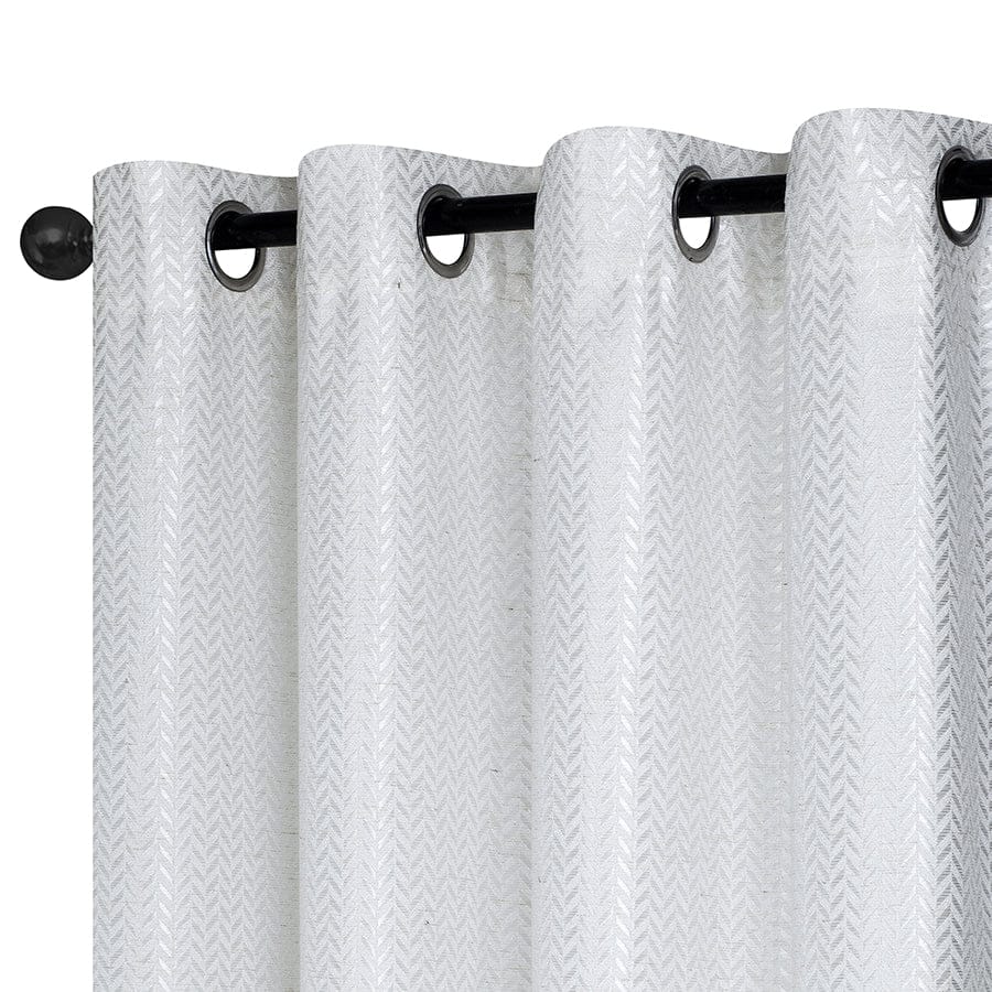 Aneta Pale Cream Crinkle Curtain