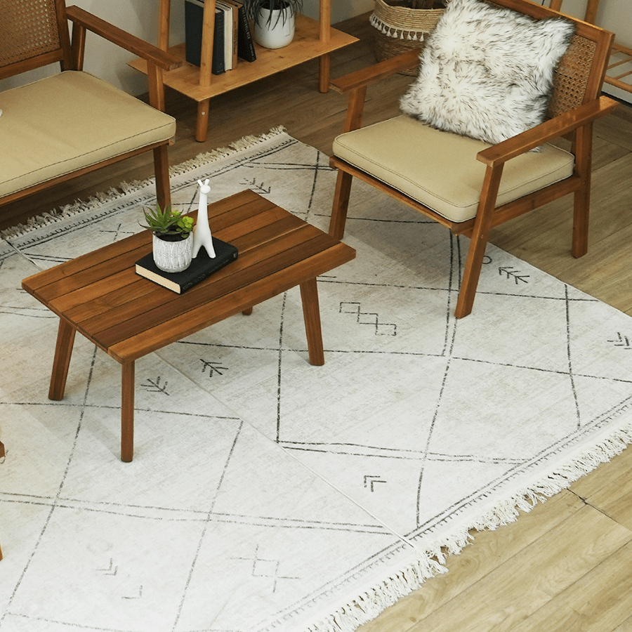 MORE ANTIP OPTIONS Antip Flatweave Rug with Fringes Antip Flatweave Rug with Fringes Mandaue Foam