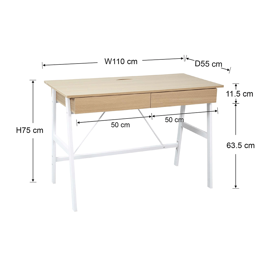 MORE ARCHIE OPTIONS Archie 110 cm Writing Desk Archie 110 cm Writing Desk Mandaue Foam