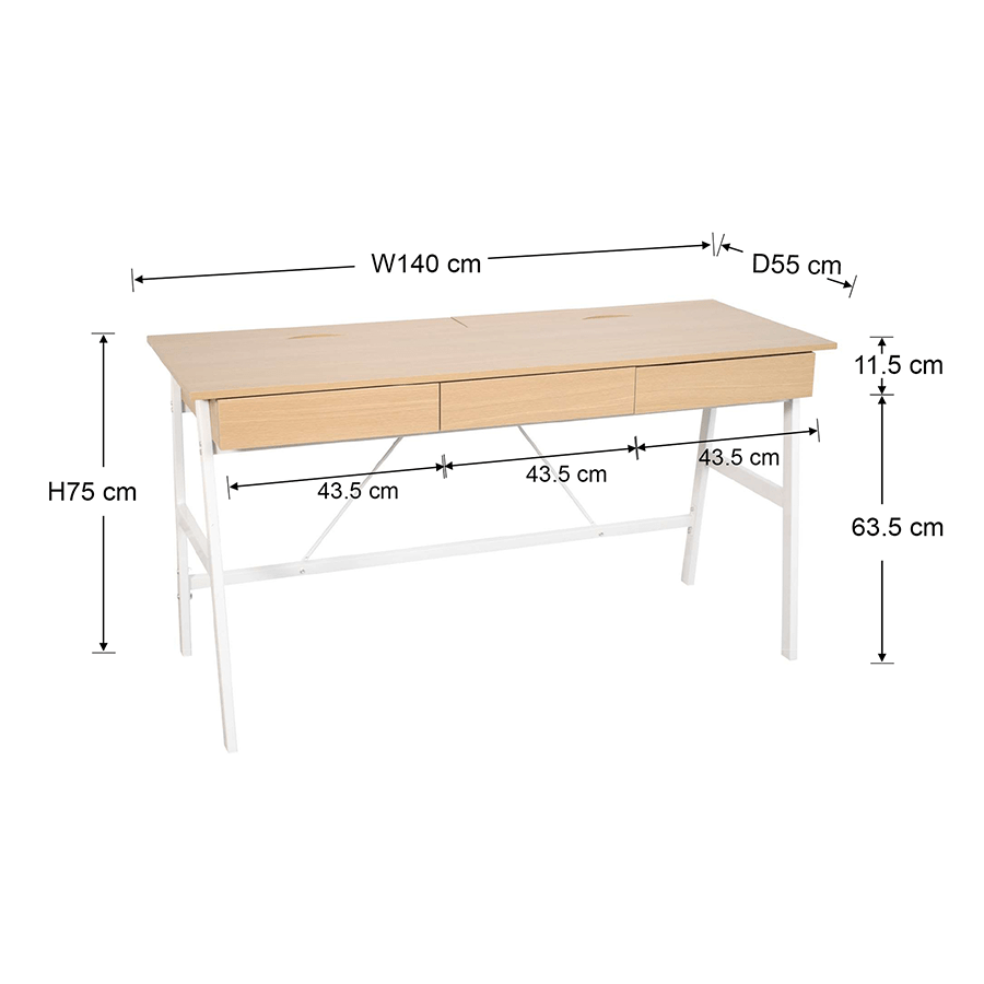 MORE ARCHIE OPTIONS Archie 140 cm Writing Desk Archie 140 cm Writing Desk Mandaue Foam