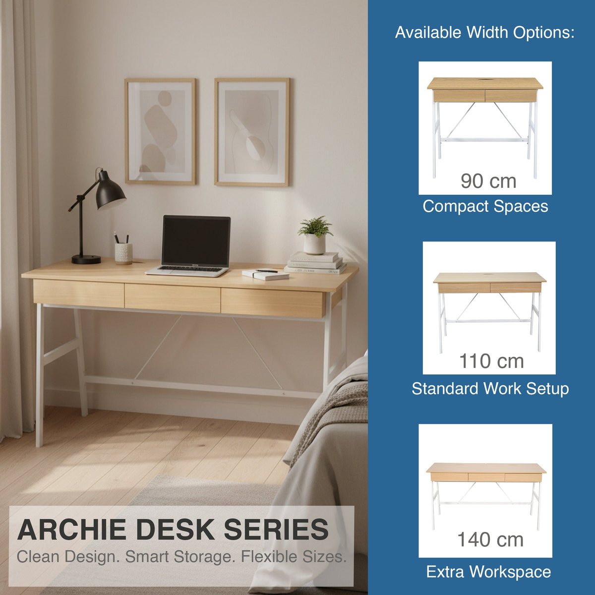Archie Desk Archie 140 cm Writing Desk