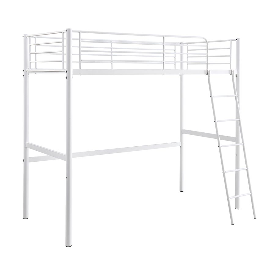 Ariella Metal Loft Bed Ariella Metal Loft Bed White Mandaue Foam