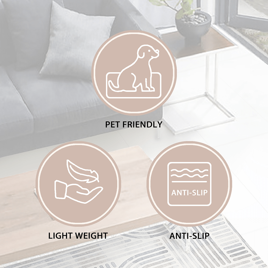 MORE ASELLA OPTIONS Asella Printed Modern Rug Asella Printed Modern Rug Mandaue Foam