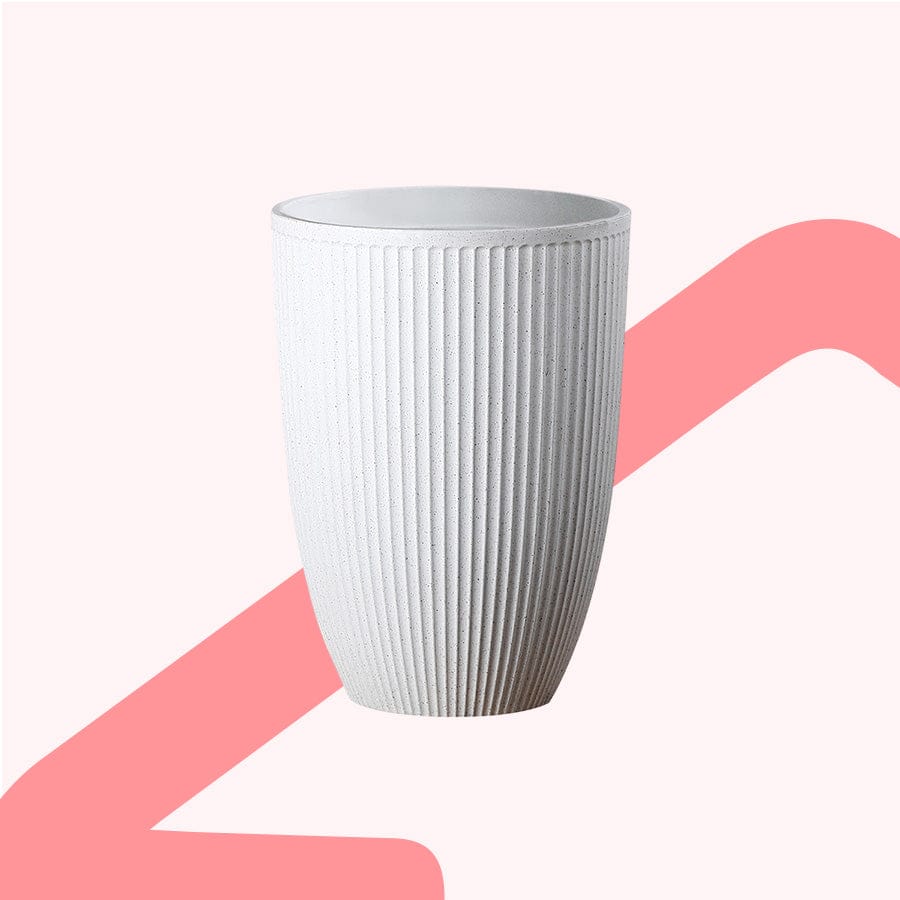 Aspen Plastic White Pot