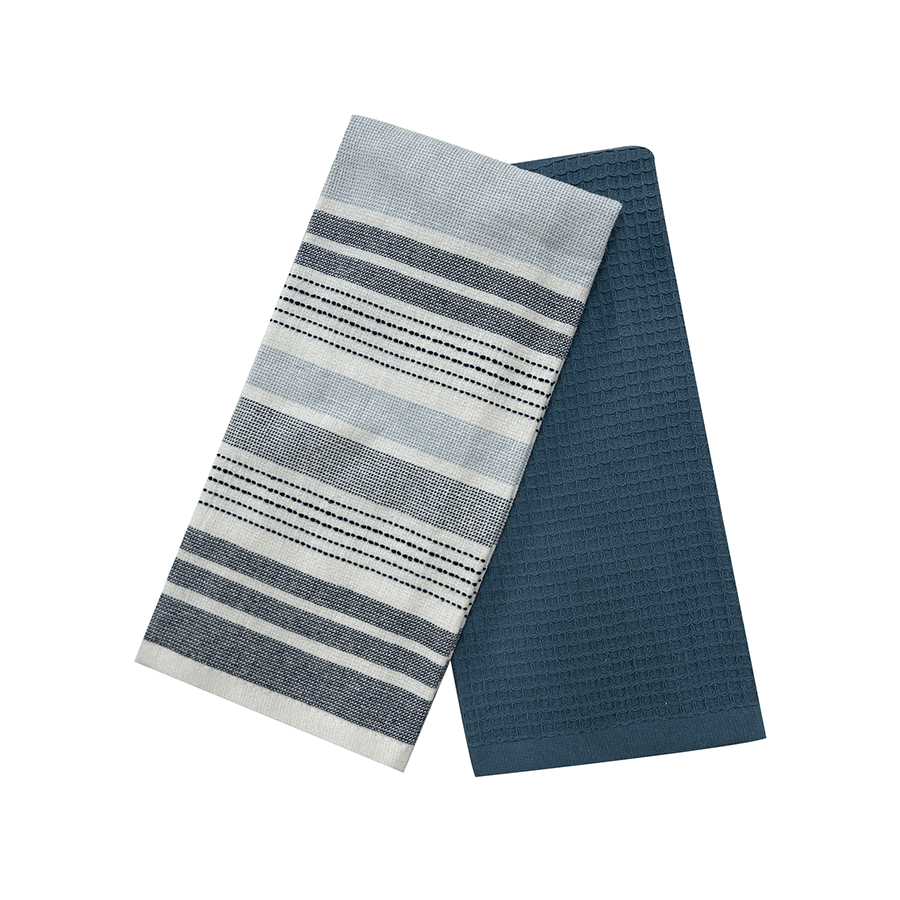 Aster Kitchen Towel 2pc Set Aster Kitchen Towel 2pc Set Blue Mandaue Foam