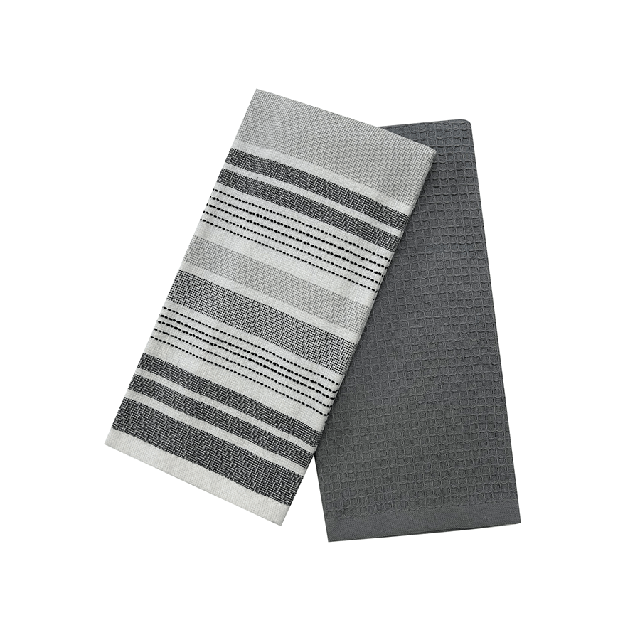 Aster Kitchen Towel 2pc Set Aster Kitchen Towel 2pc Set Grey Mandaue Foam