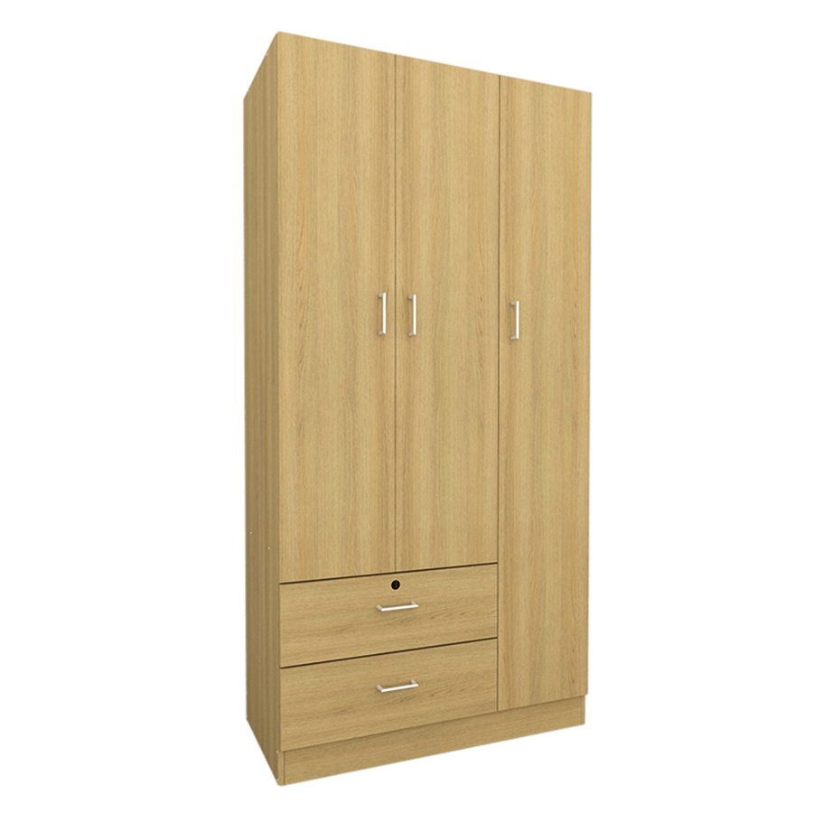 MORE AVERIE OPTIONS Averie 3 Door with 2 Drawer Wardrobe Averie 3 Door with 2 Drawer Wardrobe Oak Mandaue Foam