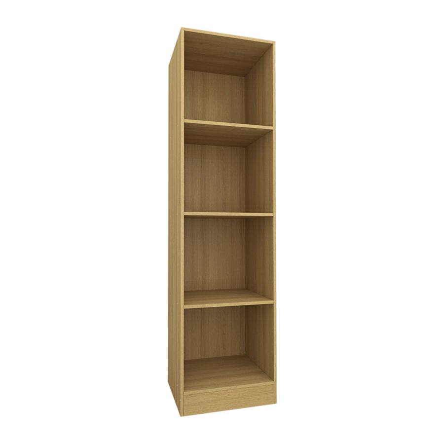 MORE AVERIE OPTIONS Averie Open Wardrobe with 4 Shelves Averie Open Wardrobe with 4 Shelves Oak Mandaue Foam