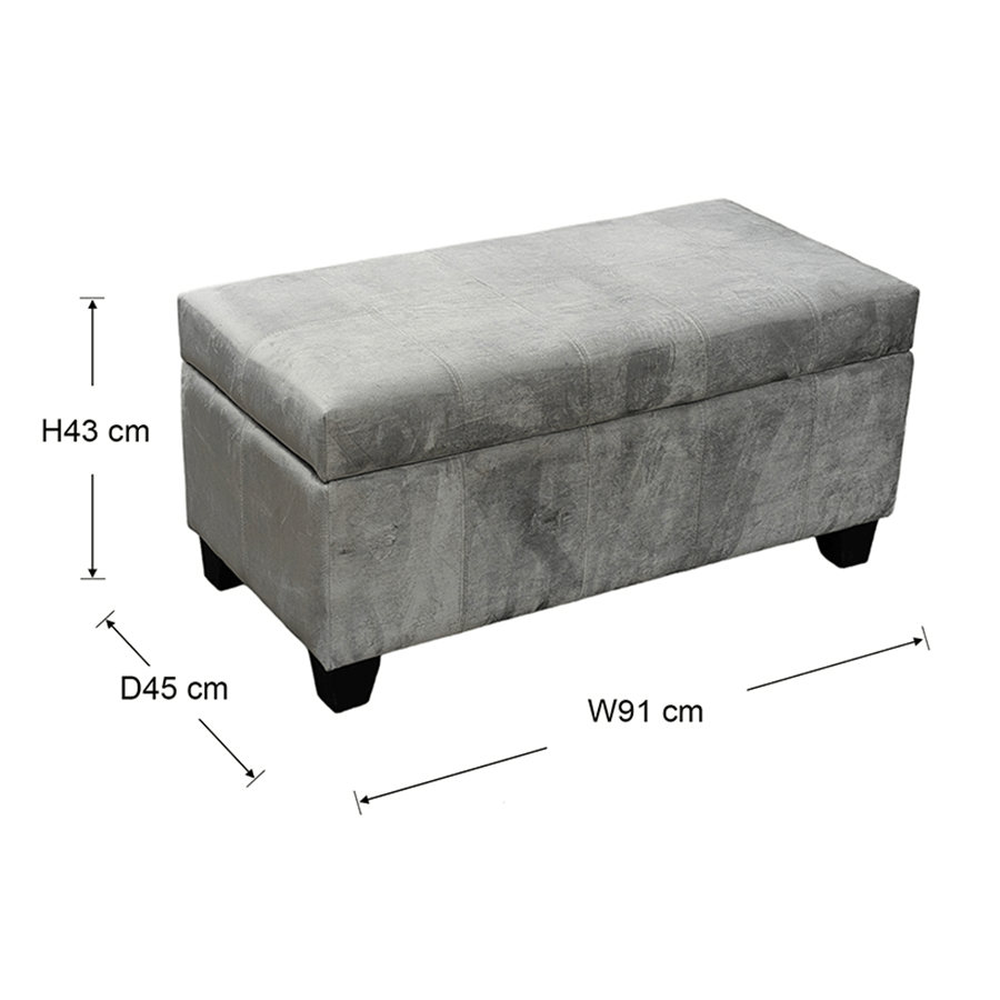 MORE AVERILL OPTIONS Averill Storage Bench - Fabric Averill Storage Bench - Fabric Mandaue Foam