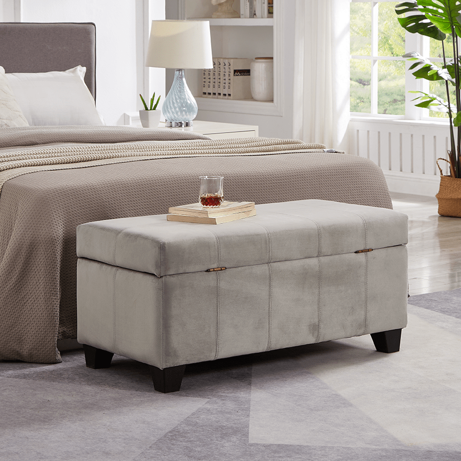 MORE AVERILL OPTIONS Averill Storage Bench - Fabric Averill Storage Bench - Fabric Mandaue Foam