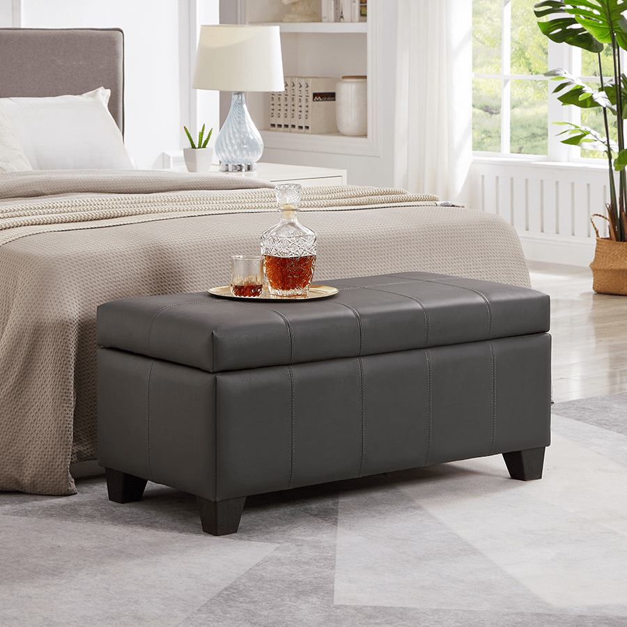 MORE AVERILL OPTIONS Averill Storage Bench - Faux Leather Averill Storage Bench - Faux Leather Mandaue Foam