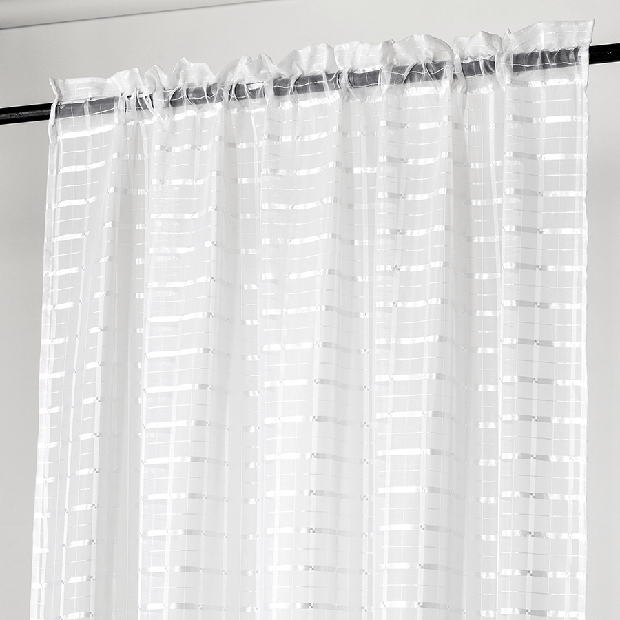 Bara White Sheer Set of 2 Curtains Bara White Sheer Set of 2 Curtains Mandaue Foam