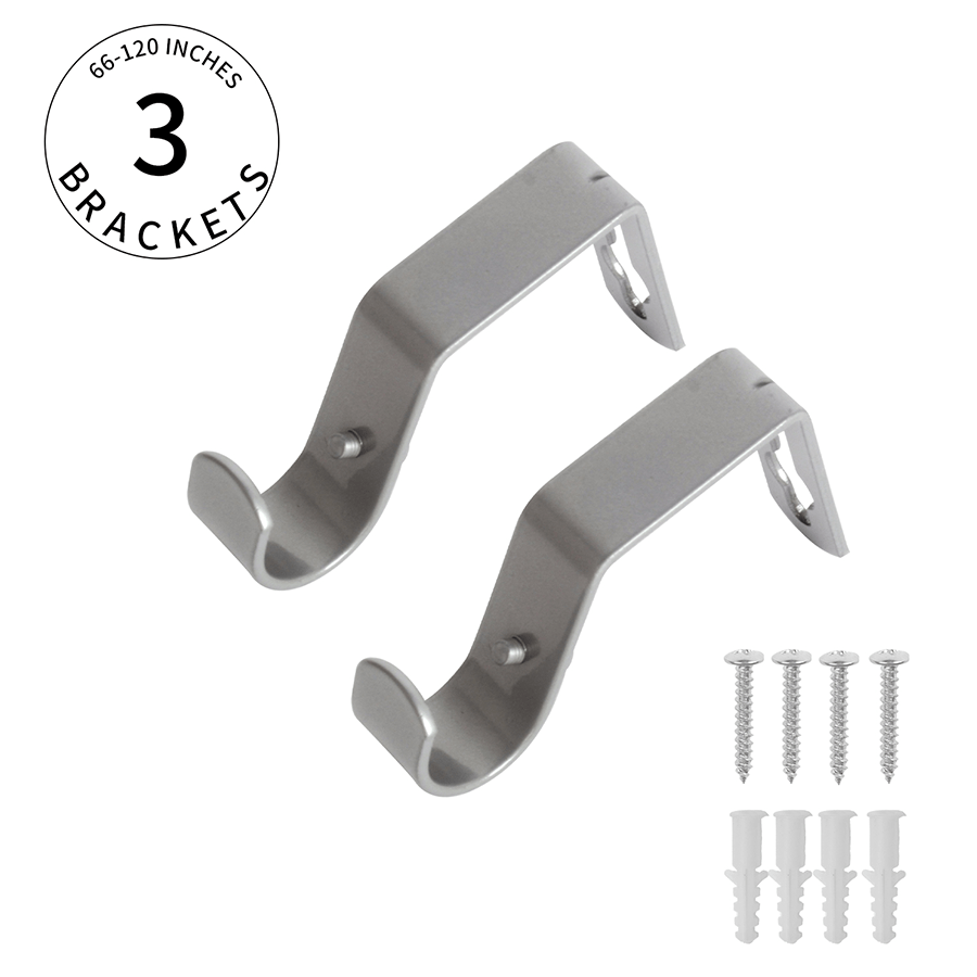 MORE BASIC CURTAIN ROD OPTIONS Basic Adjustable Silver Curtain Rod Basic Adjustable Silver Curtain Rod Mandaue Foam