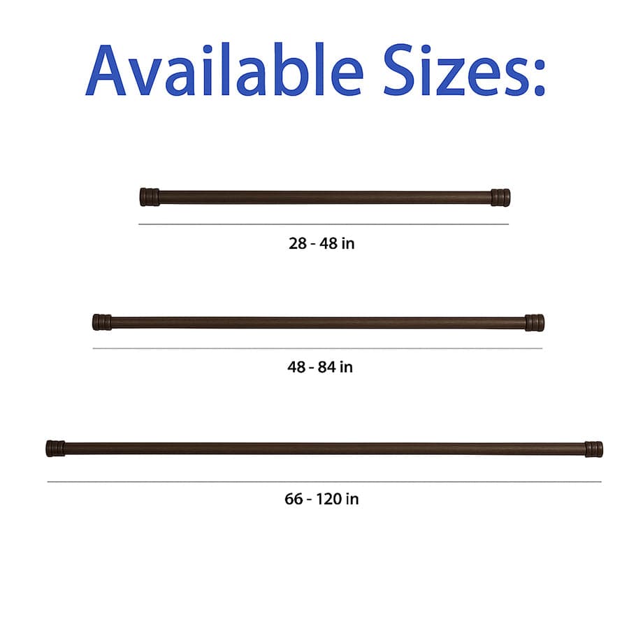 Basic Adjustable Wood Curtain Rod