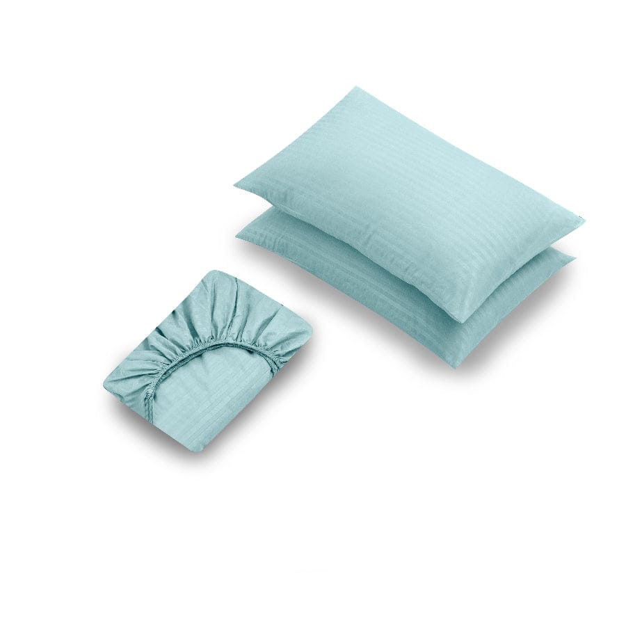 Basic Duck Egg Plain 3pc Sheet Set