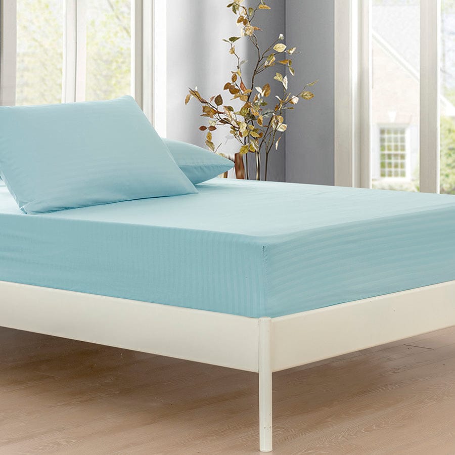 Basic Duck Egg Plain 4pc Sheet Set