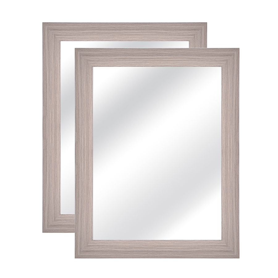 Basic Mirror Pine Walnut 30x40cm B1T1 Basic Mirror Pine Walnut 30x40cm B1T1 Gray Ash Mandaue Foam