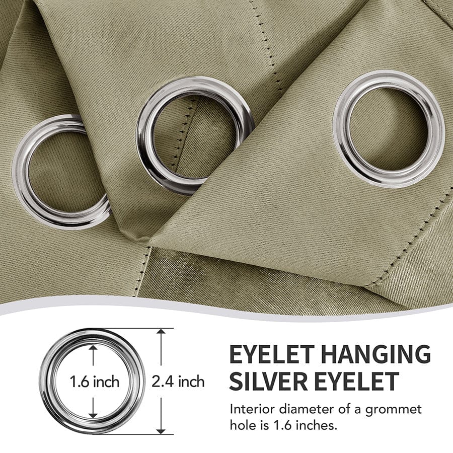 Beint Semi Blackout 54x85" Set of 2