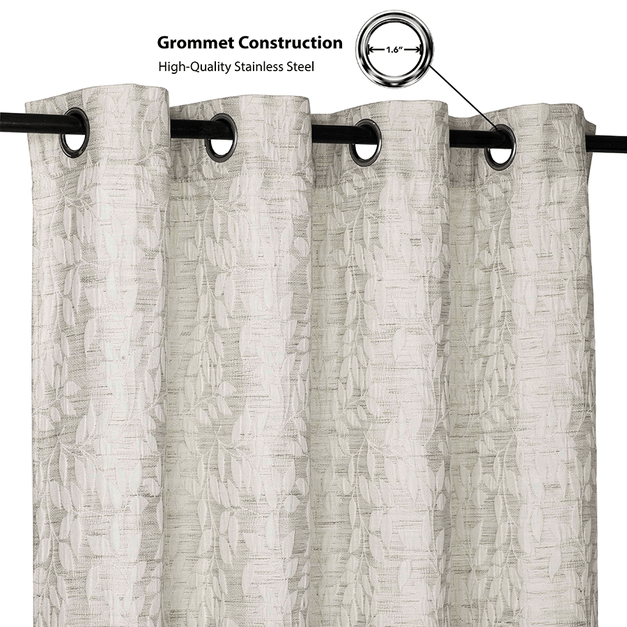 Benita Cream Linen Curtain Benita Cream Linen Curtain Mandaue Foam