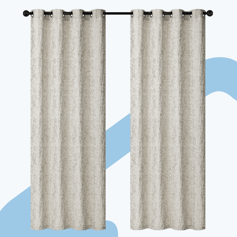 Benita Cream Linen Curtain