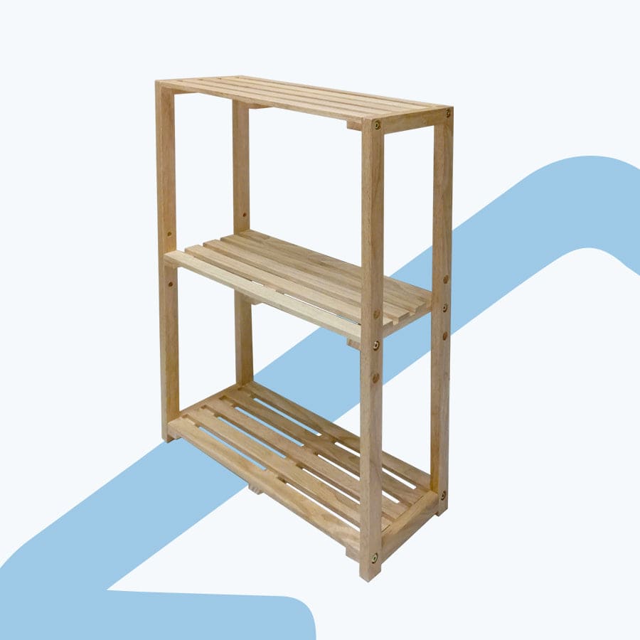 Benno 51cm Wooden Rack