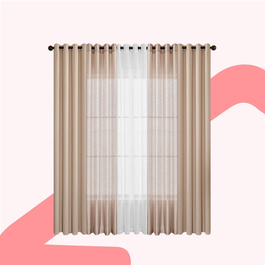 Berend Plain Set Of 5 Curtains