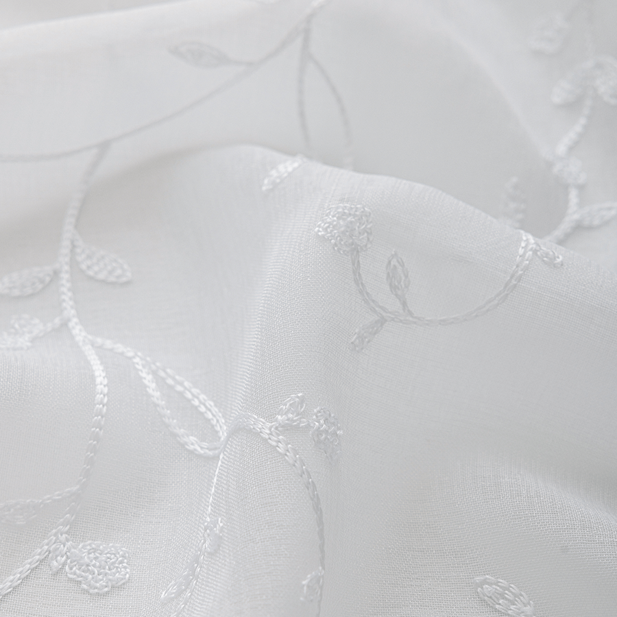Berti Embroidered Sheer Curtain