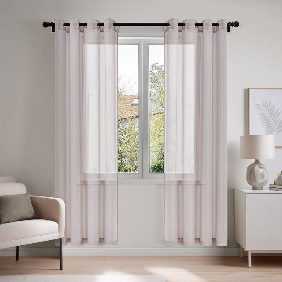 Betine Plain & Printed Set of 4 Curtains