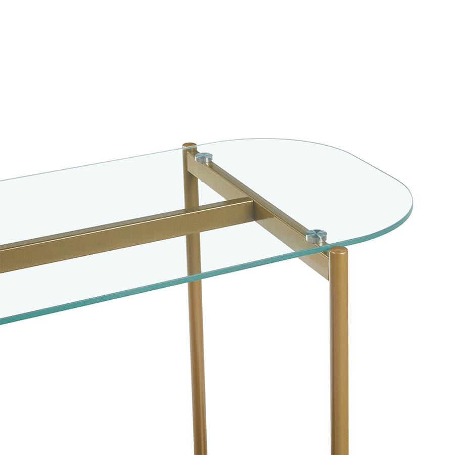Bexley Glass Top Console Table