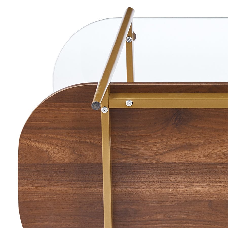 Bexley Glass Top Console Table