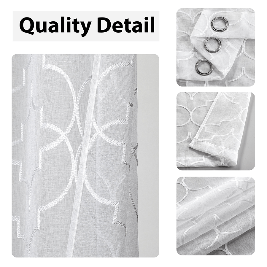 Bine Embroidered Curtain Bine Embroidered Curtain Mandaue Foam