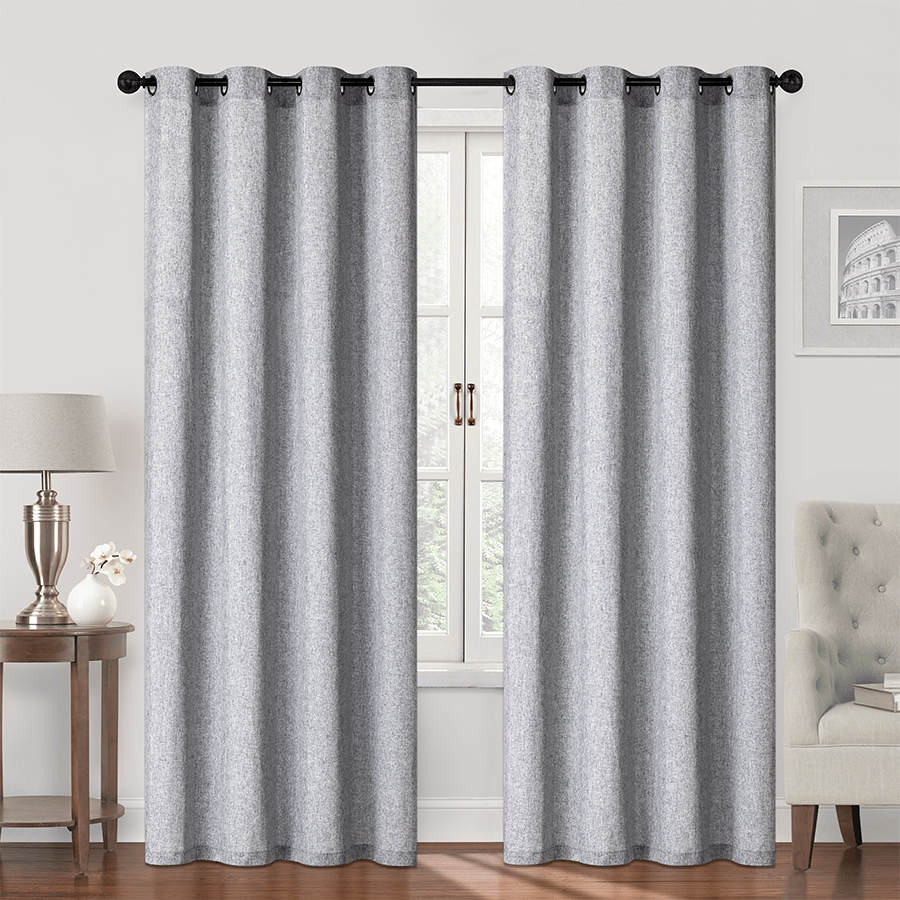 Blas Grey Linen Curtain Blas Grey Linen Curtain Mandaue Foam