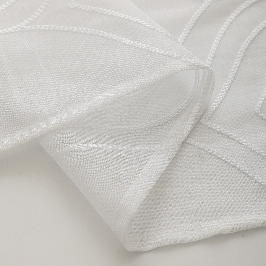 Blix Embroidered Sheer Curtain
