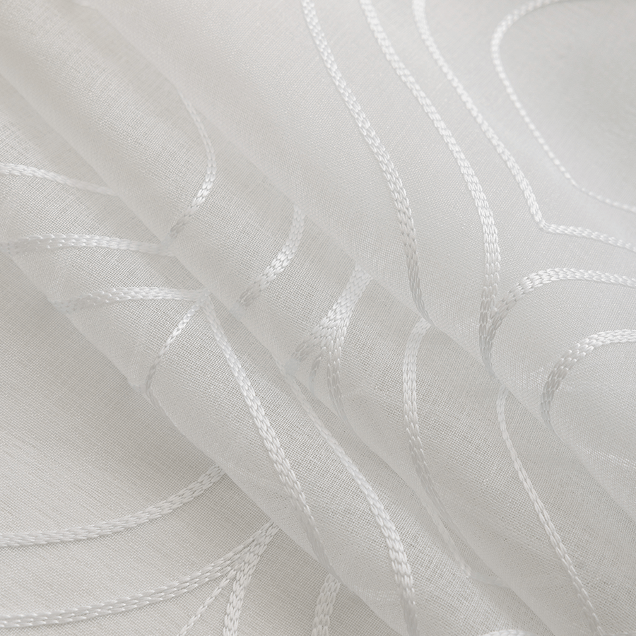Blix Embroidered Sheer Curtain