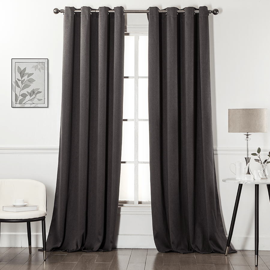 Bogdan Blackout Linen Curtain Bogdan Blackout Linen Curtain Chocolate Mandaue Foam