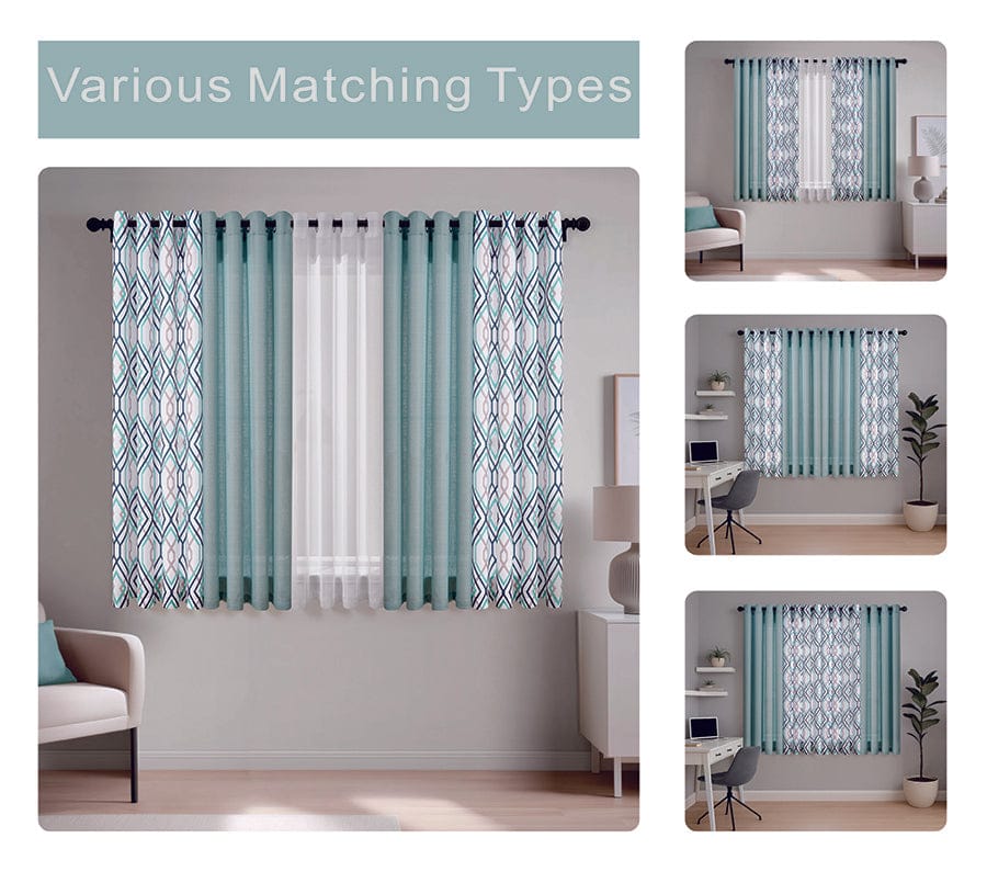 Brant Plain Set of 5 Curtains