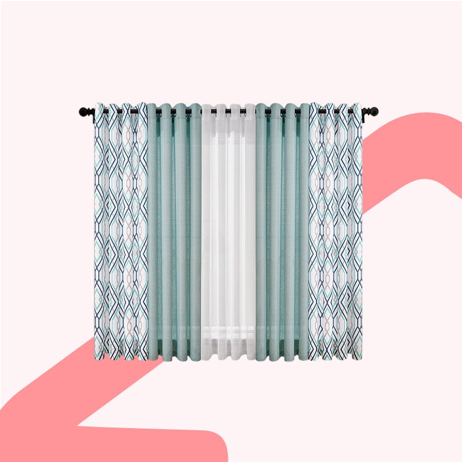 Brant Plain Set of 5 Curtains