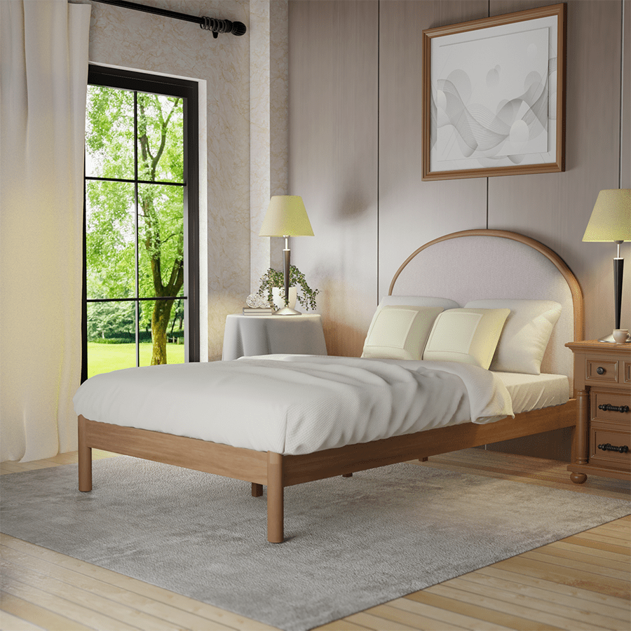 MORE BRAXTON OPTIONS Braxton Bed 36x75" - Oak Braxton Bed 36x75" - Oak Mandaue Foam