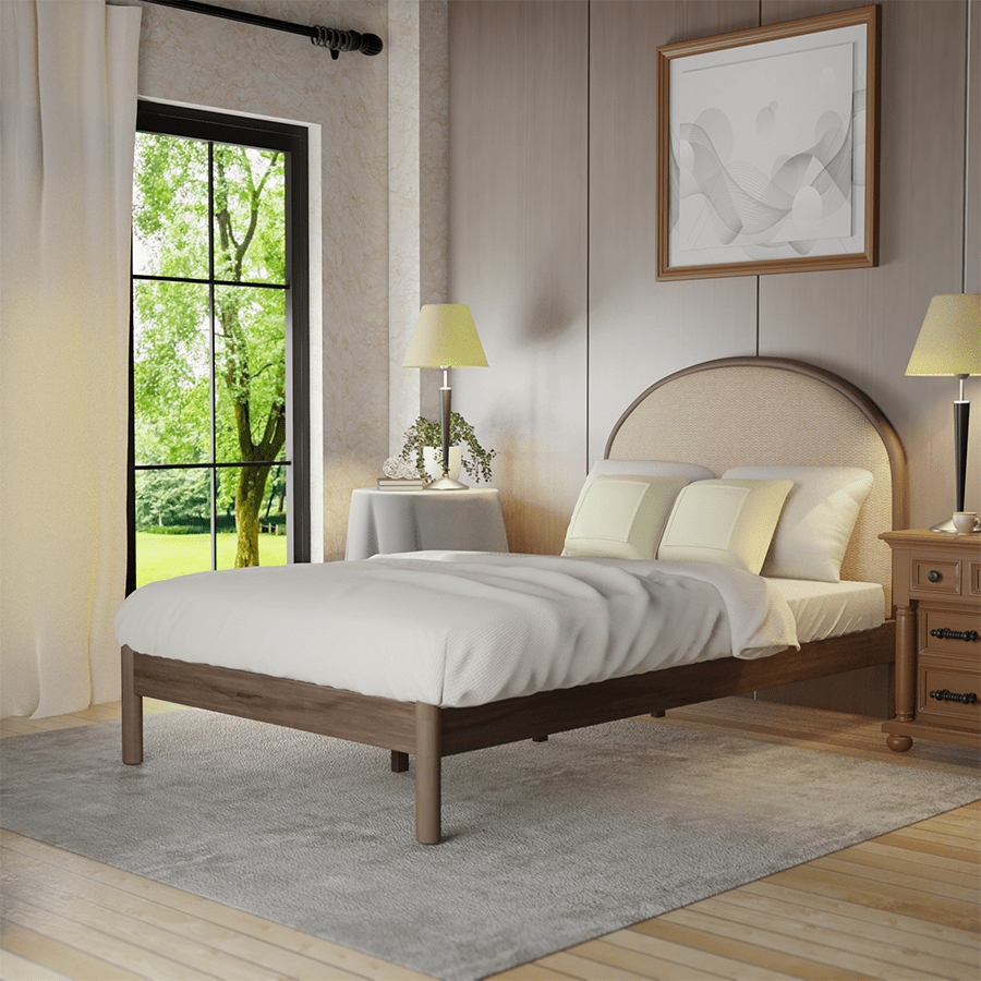 MORE BRAXTON OPTIONS Braxton Bed 36x75" - Walnut Brown Braxton Bed 36x75" - Walnut Brown Mandaue Foam