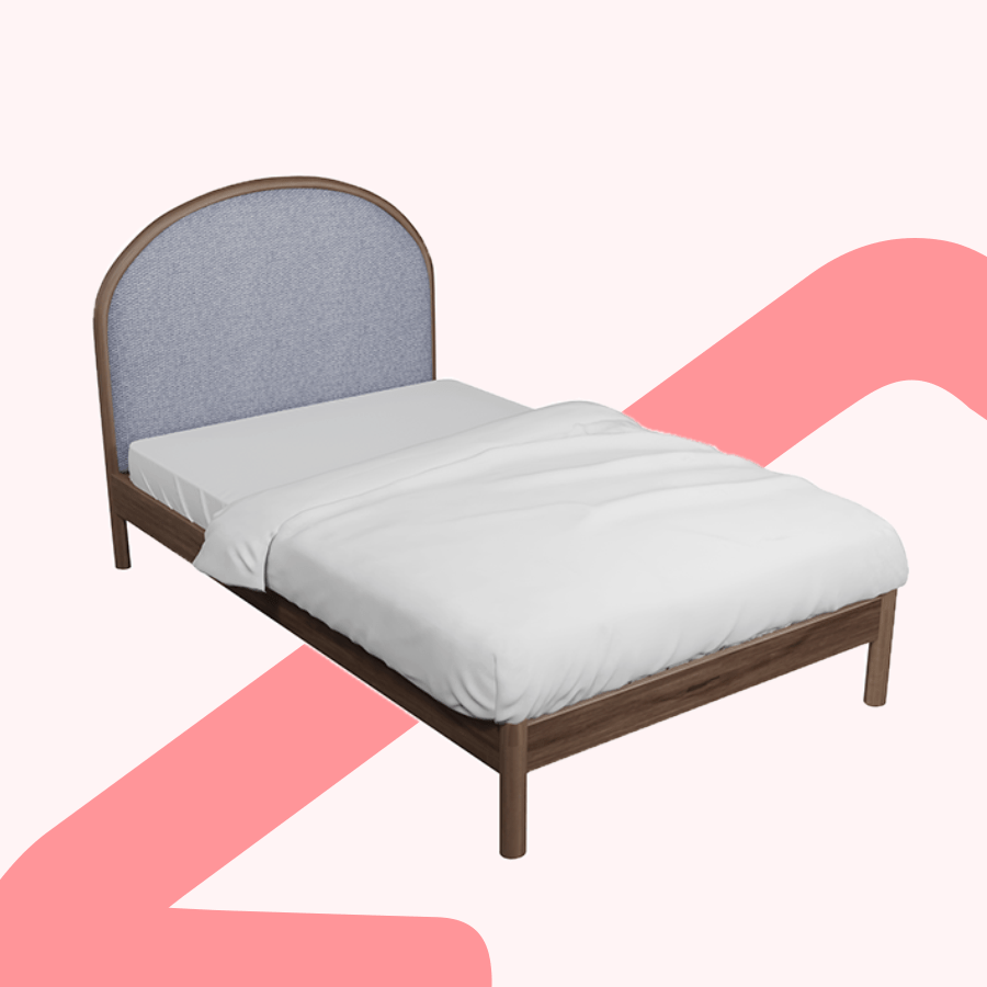 MORE BRAXTON OPTIONS Braxton Bed 48x75"  - Walnut Brown Braxton Bed 48x75"  - Walnut Brown Mandaue Foam
