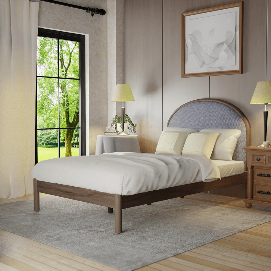 MORE BRAXTON OPTIONS Braxton Bed 48x75"  - Walnut Brown Braxton Bed 48x75"  - Walnut Brown Mandaue Foam