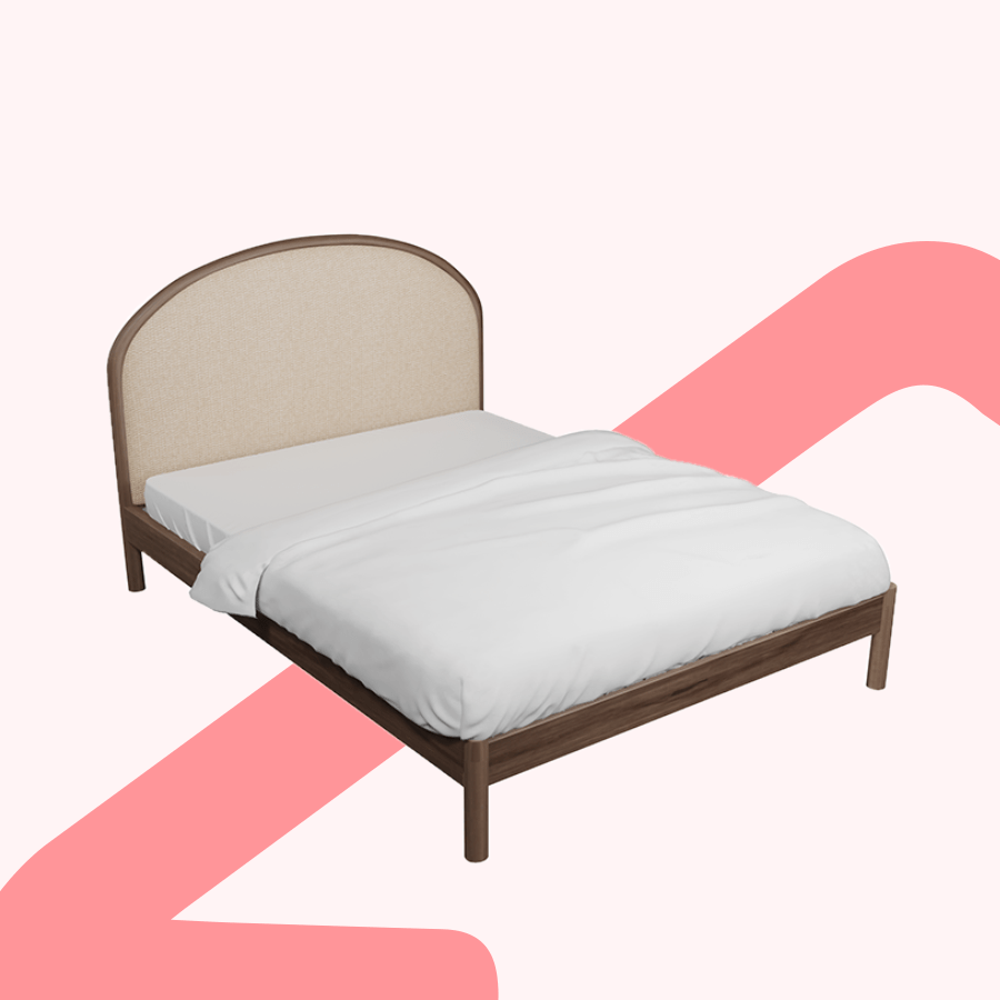 MORE BRAXTON OPTIONS Braxton Bed 54x75"  - Walnut Brown Braxton Bed 54x75"  - Walnut Brown Mandaue Foam