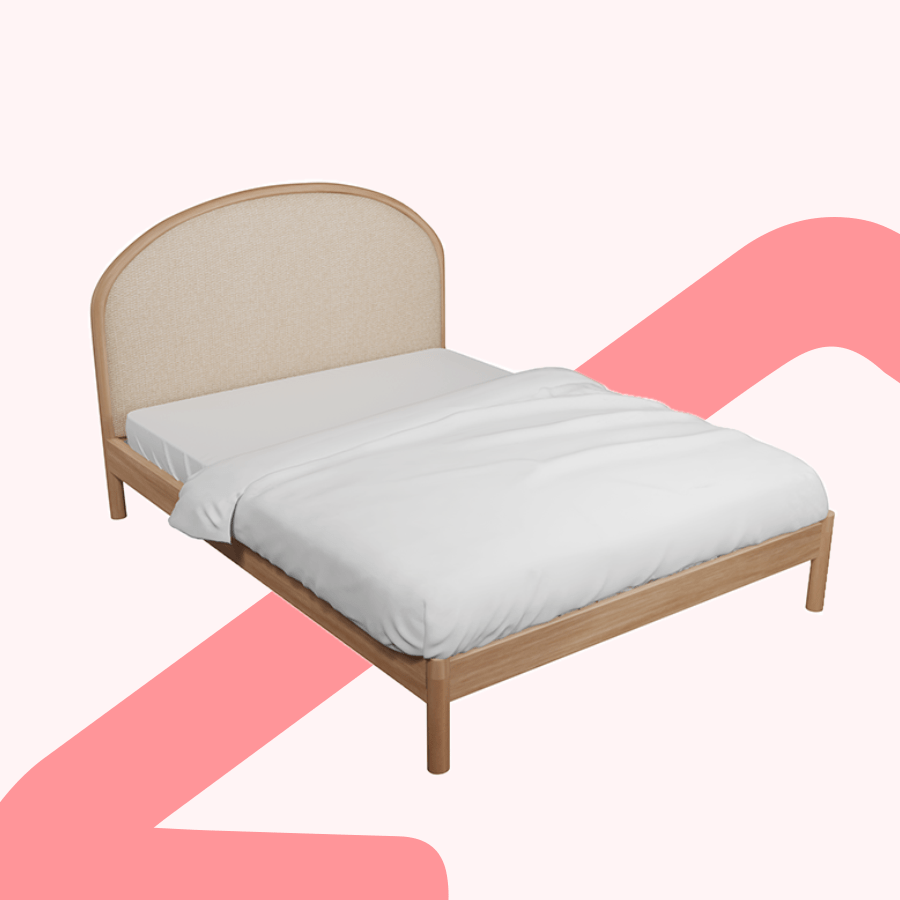 MORE BRAXTON OPTIONS Braxton Bed 72x75"  - Oak Braxton Bed 72x75"  - Oak Mandaue Foam