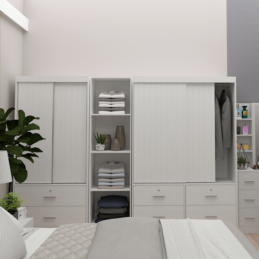 MORE BRENDLE OPTIONS Brendle 120 cm Sliding Wardrobe Brendle 120 cm Sliding Wardrobe Mandaue Foam