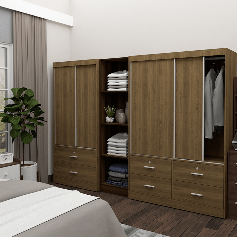 MORE BRENDLE OPTIONS Brendle 120 cm Sliding Wardrobe Brendle 120 cm Sliding Wardrobe Mandaue Foam