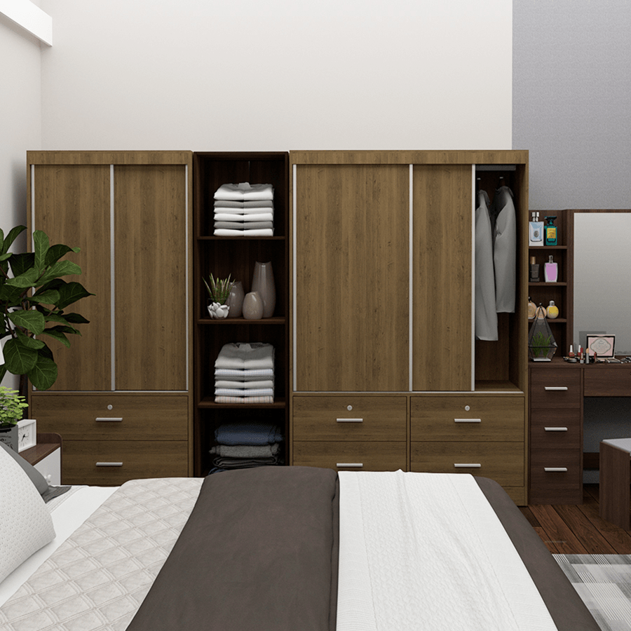 MORE BRENDLE OPTIONS Brendle 120 cm Sliding Wardrobe Brendle 120 cm Sliding Wardrobe Mandaue Foam
