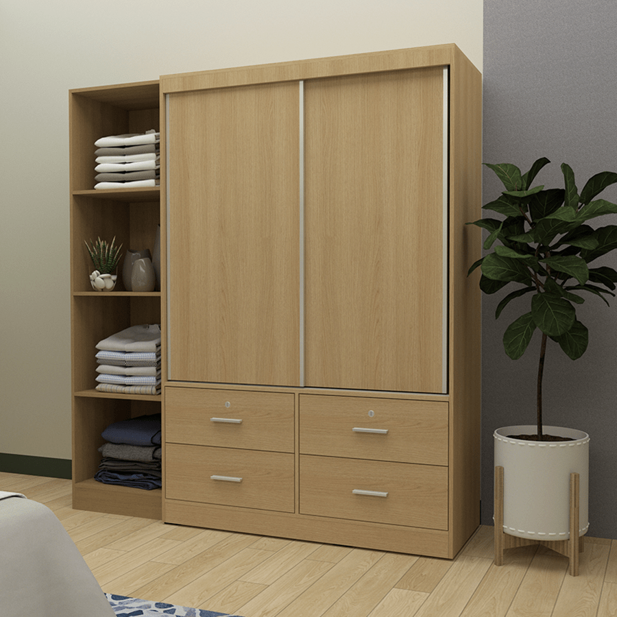 MORE BRENDLE OPTIONS Brendle 120 cm Sliding Wardrobe Brendle 120 cm Sliding Wardrobe Mandaue Foam